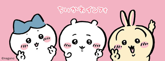 Cute Chiikawa, Hachiware and Usagi taking photos