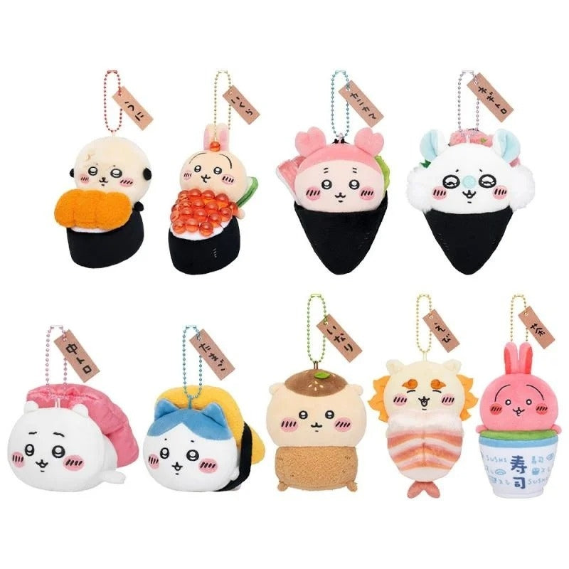 Chiikawa Sushi Series Plush Keychain All characters | Chiikawa Merch