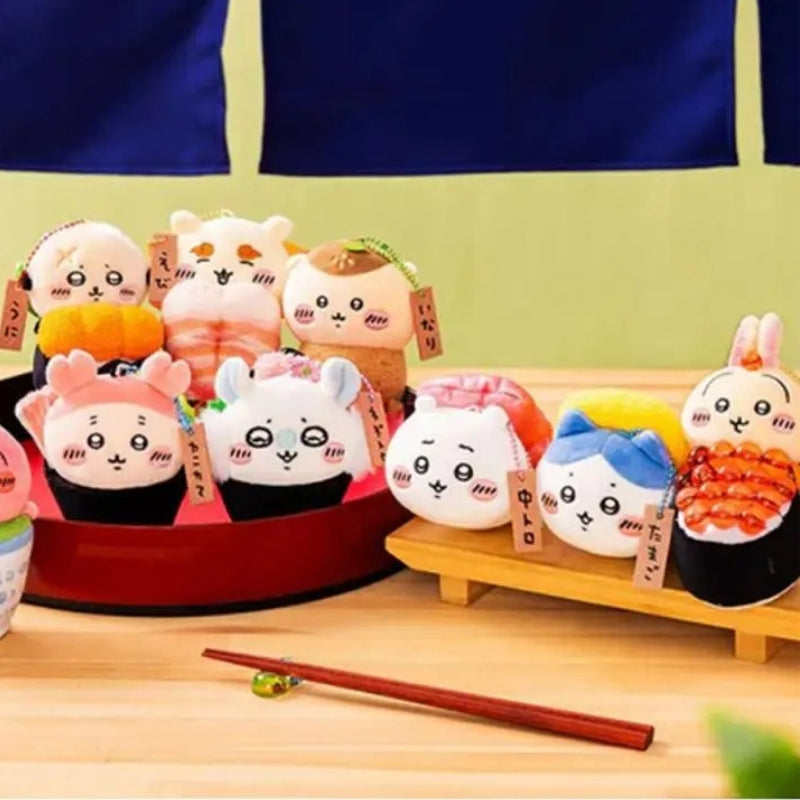 Chiikawa Sushi Series Plush Keychain All characters | Chiikawa Merch