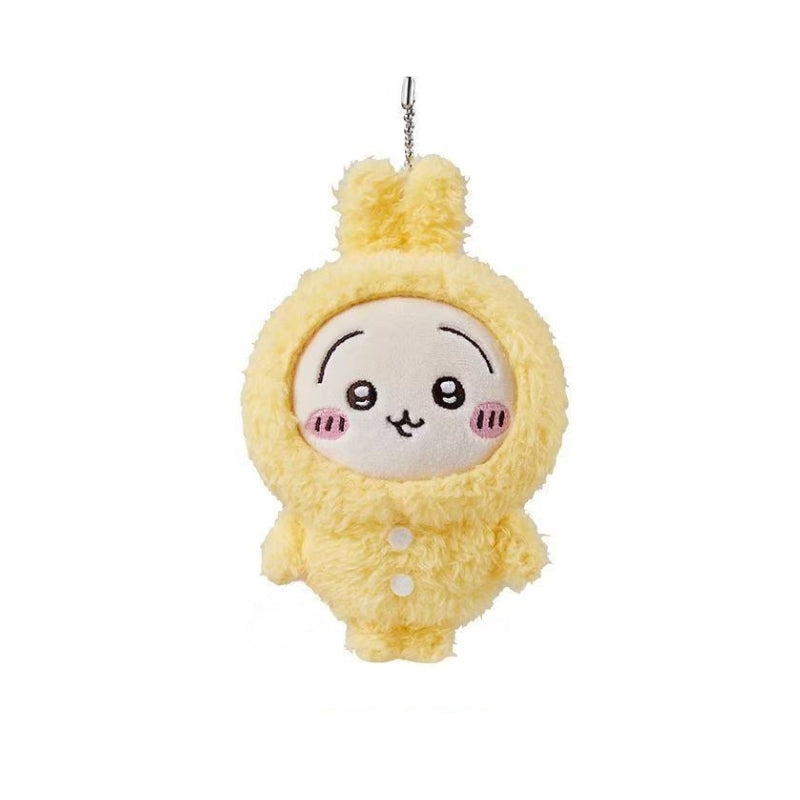 Usagi Fluffy Pyjama Plushie Keychain - Chiikawa Merch