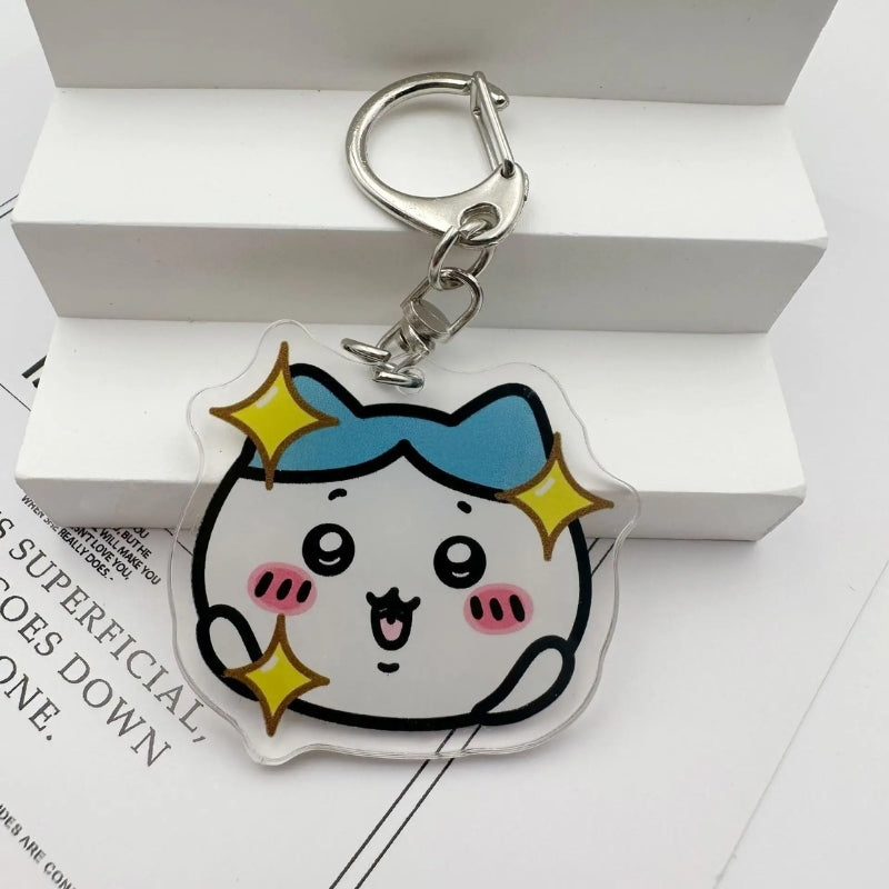 Chiikawa Hachiware Cute Acrylic Keychain - Chiikawa Merch
