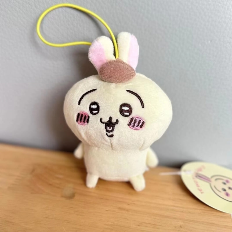 Usagi with Sanrio Collaboration Plush Keychain - Chiikawa Merch