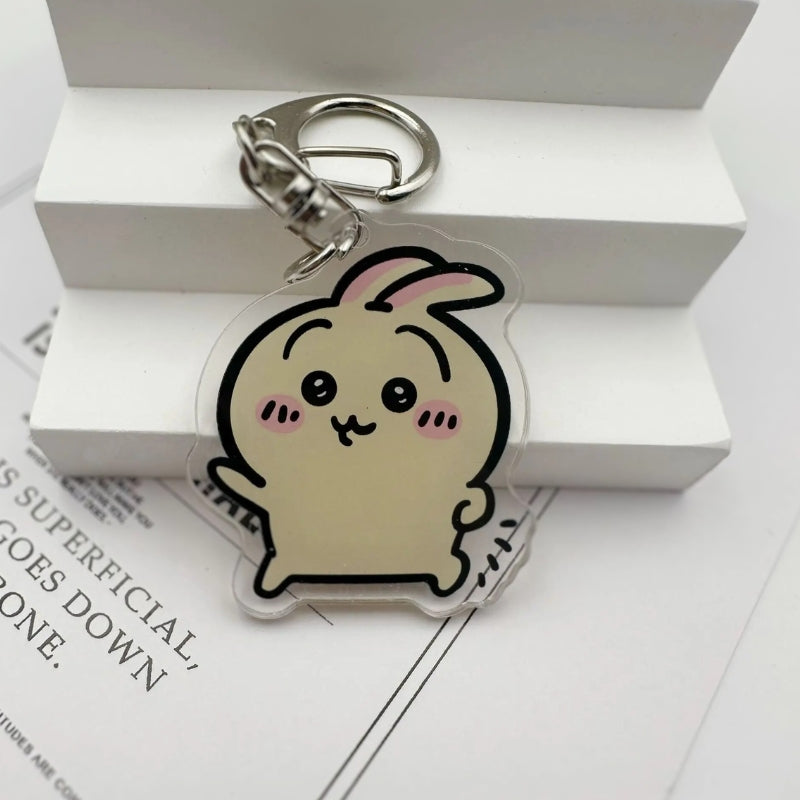 Chiikawa Usagi Dancing Acrylic Keychain - Chiikawa Merch
