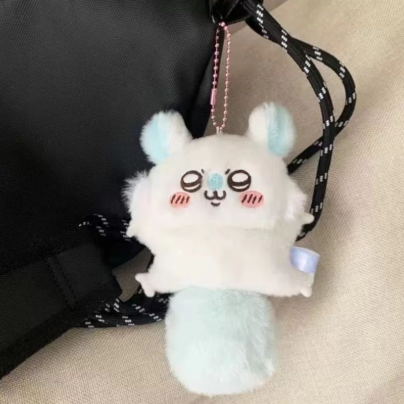 Momonga Chiikawa Plush Keychain on bag | Chiikawa Merch