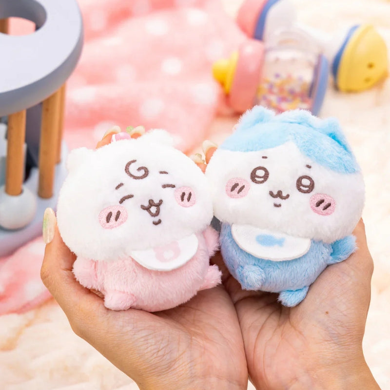 Chiikawa Baby Plushies Keychain Display on hands - Chiikawa Merch