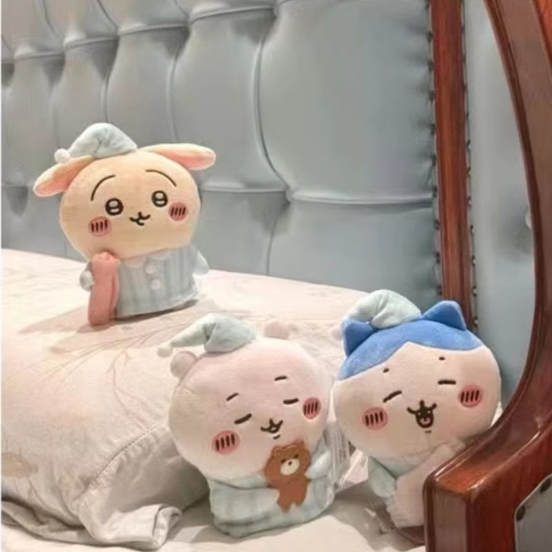 Chiikawa Pajamas Sleeping Series Plush Keychain Set - Chiikawa Merch