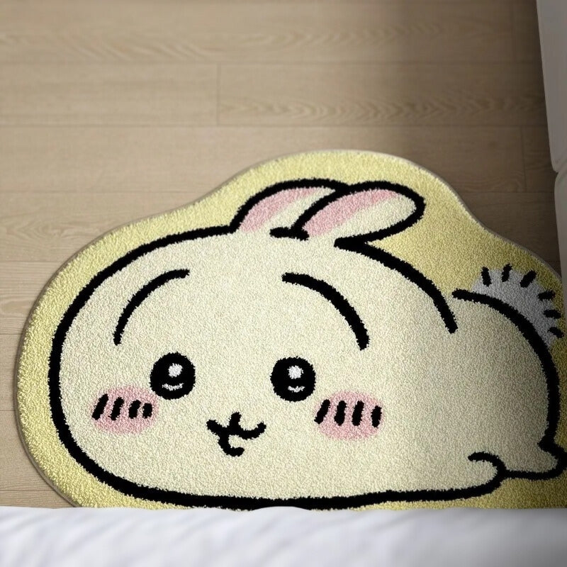Usagi Rug Chiikawa Rug Fluffy Floor Mat - Chiikawa Merch