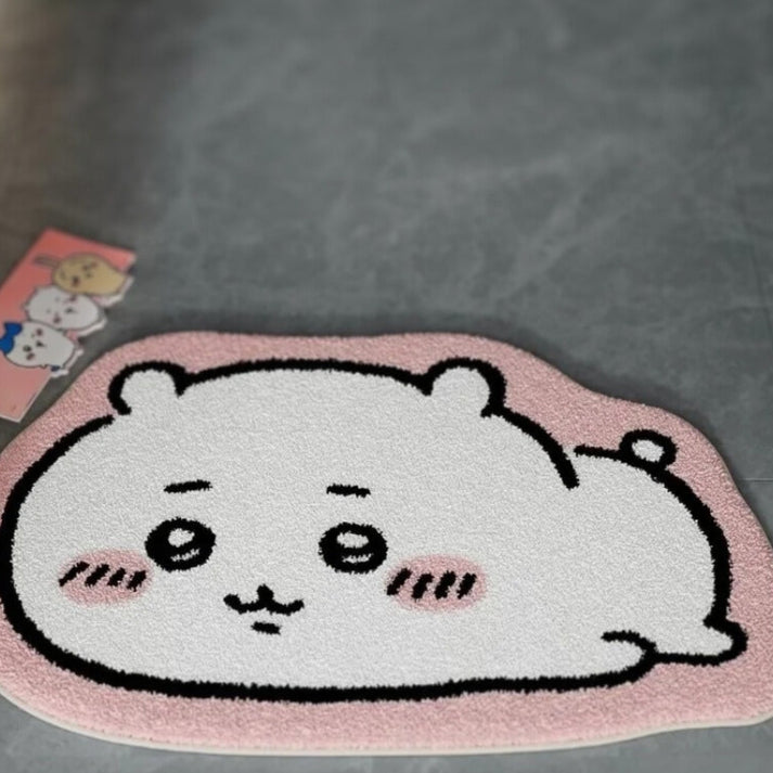 Chiikawa Rug Chiikawa Rug Fluffy Floor Mat - Chiikawa Merch