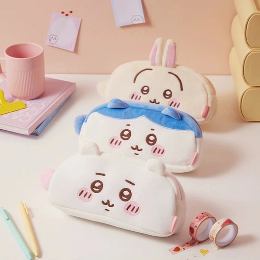 A Set of Chiikawa Hachiware Usagi Pen Pencil Case - Chiikawa Merch