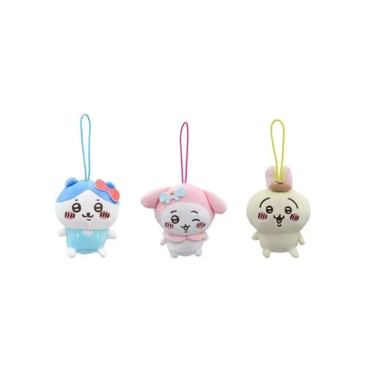 Chiikawa Hachiware Usagi with Sanrio Collaboration Plush Keychain - Chiikawa Merch